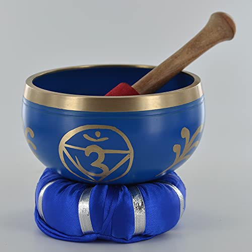 Bol chantant chakra du 3ème œil - Décoration d'intérieur - Hauteur : 11 cm  : Amazon.fr: Instruments de musique et Sono
