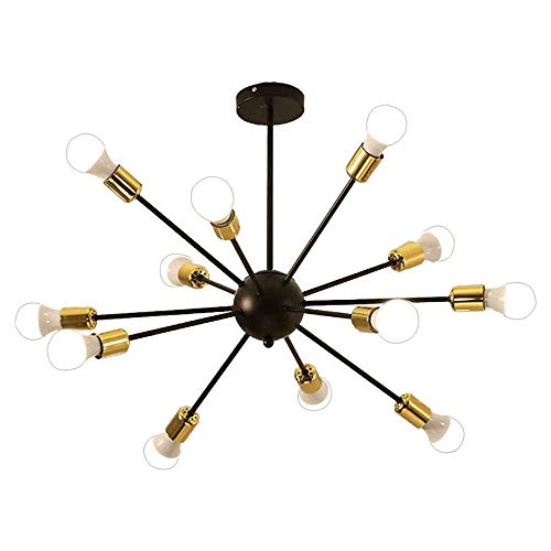 Lámpara colgante industrial retro para comedor y sala de estar elegante