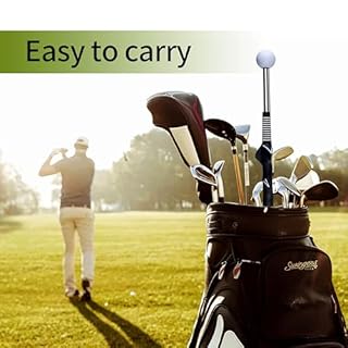 Hairchens Retractable Golf Swing Training Aid, Rhythm Click Sound Warm-up Golf Swing Trainer, Golf Grip Trainer, Golf Training aid Indoor and Outdoor Golf Equipment for Beginners and Professionals