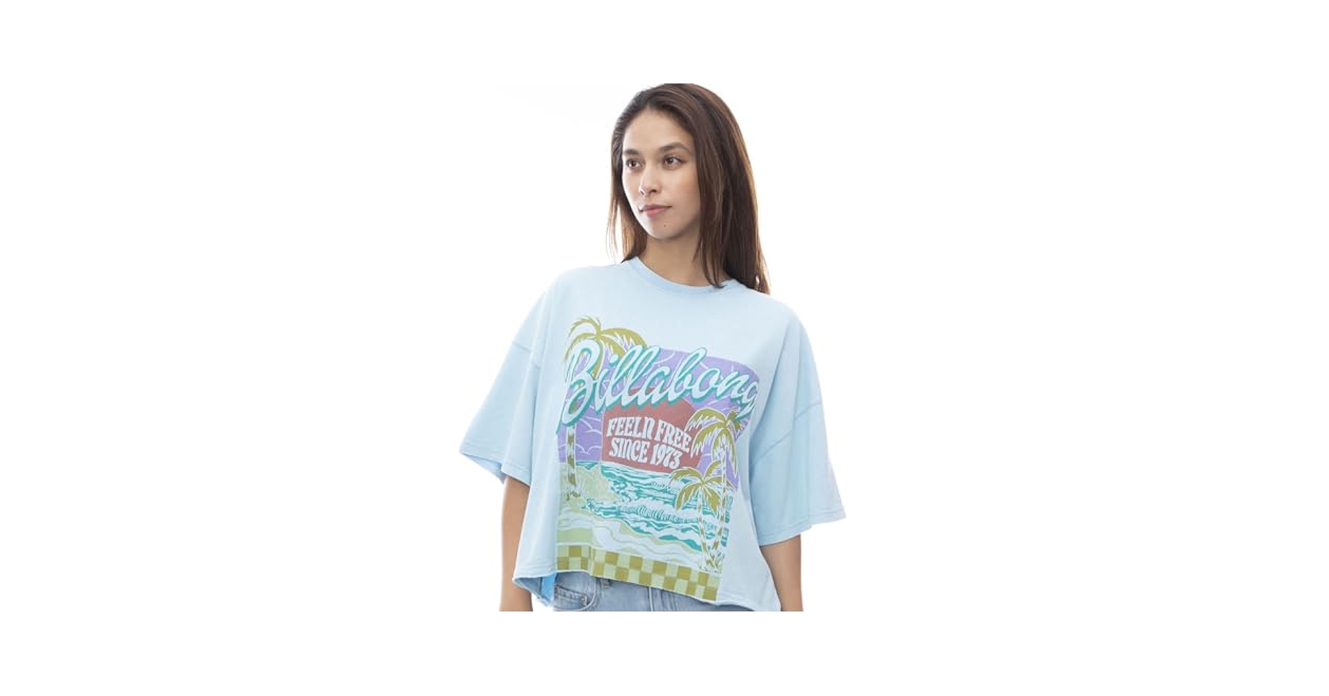 Amazon.co.jp: [ビラボン] サーフ 半袖Tシャツ GRAPHIC CROPPED