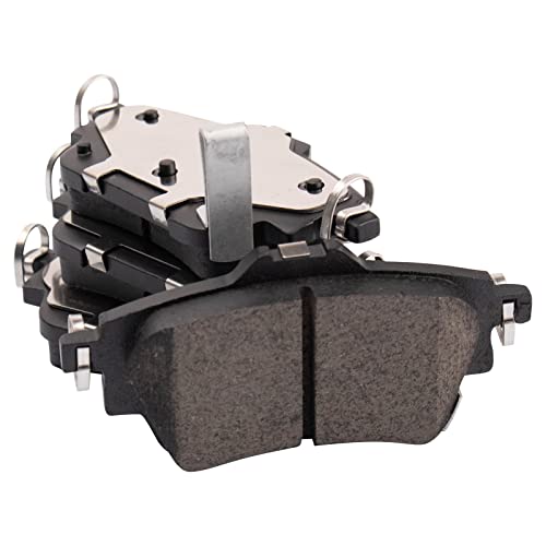Image of TRQ Rear Brake Pad and Rotor Set Ceramic Rotors Compatible with 2020-2022 Nissan Sentra