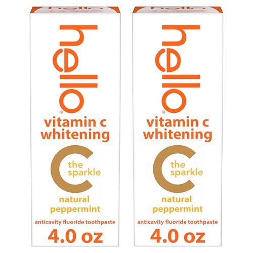 $2 coupon - hello Vitamin C Whitening Toothpaste, 4oz, 2 tubes