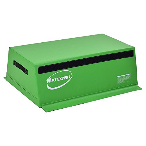 MAT EXPERT PVC Jumping Box Plyometric Gymnastics Fitness Exercise Safe Trapezoidal Vaulting Box (18