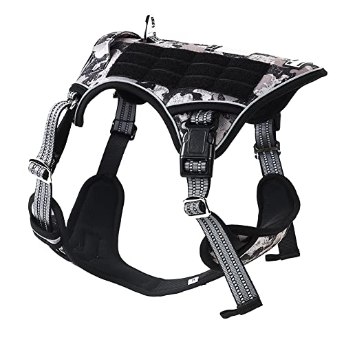 Pattepoint Arnés Antitirones Perro Dog Vest Harness, Arnes Perro Mediano Grande, Arnes Antitirones para Perros - Gris XL Cover