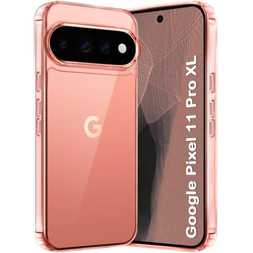 Image of TheGiftKart Ultra-Hybrid Crystal Clear Back Case Cover for Google Pixel 11 Pro XL | Shockproof Design | Camera Protection Bump | Hard Clear Back Cover Case for Pixel 11 Pro XL (PC & TPU, Transparent)