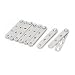 uxcell 60mm x 11mm x 9mm Stainless Steel 360 Degree Rotating Door Pivot Hinge 8pcs
