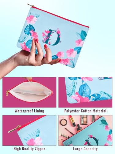 Image of DOODLE Monogram D Diary Gift Set with Tote Bag and Pouch | B6 Soft Bound Ruled Notebook | Stationery Gift Set for Women