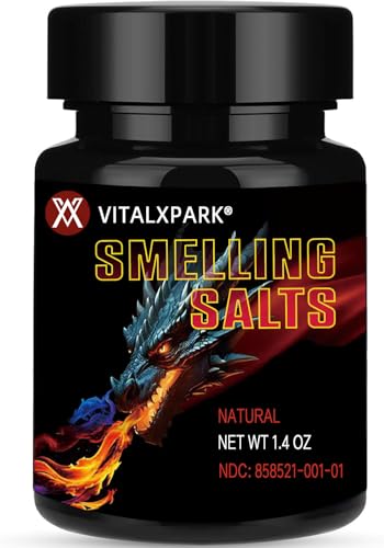 Salts for Athletes in Hockey Strong Wake Up Long Lasting Water Activated Potent Smelling Salts for Athletes in Hockey, Weightlifting and Powerlifting