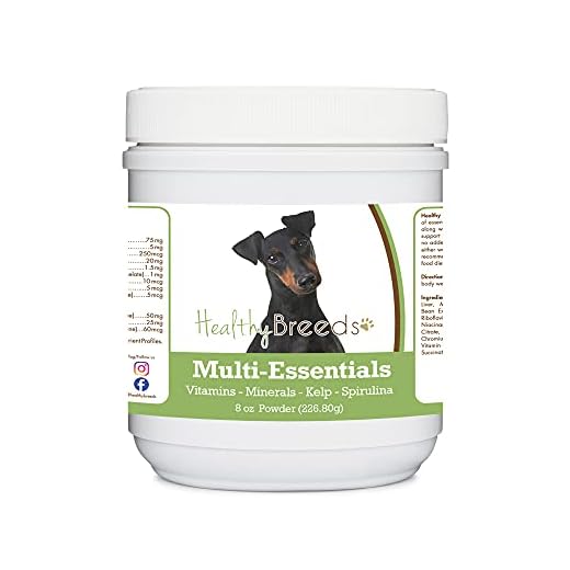 Healthy Breeds Manchester Terrier Multi-Essentials Powder for Dogs - an Ideal Supplement of Vitamins, Minerals & Antioxidants for Your Dog - 8 oz