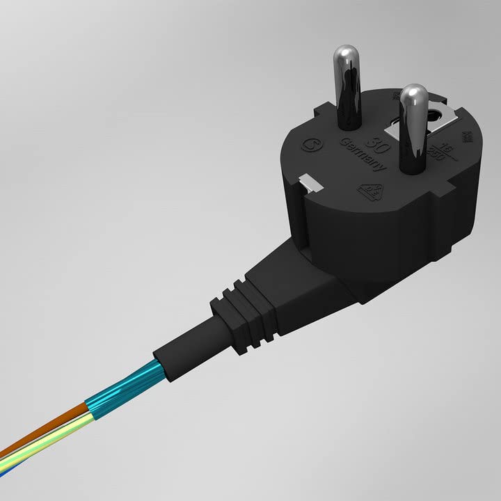 abgeschirmte Steckdosenleiste 9-Fach, mit PRP-Protect, zur Schirmung niederfrequenter elektrischer Felder
