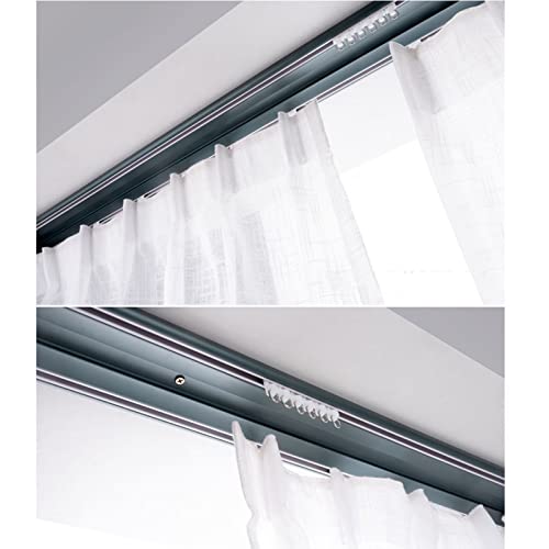 Systme de rail de plafond en alliage d'aluminium robuste bleu 300 cm