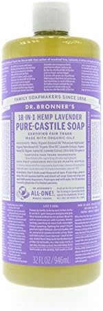 Dr Bronner lavanda Castilla Jabón Líquido 1000 ml