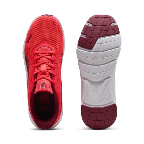 Puma Unisex's Flexfocus Lite Modern Tennis, Ultra Red Granat Glow Puma Weiß, 44 EU – Ansicht 4