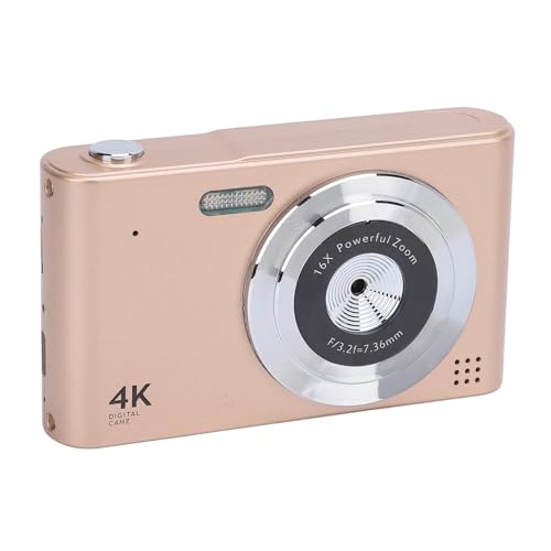 Cámara digital compacta Brrnoo 48MP 4K con Flash y Zoom 16x miniatura 3