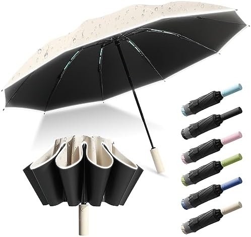 Paraguas Automático, AEGTVA Sombrillas para Uv sol y lluvia, Para...