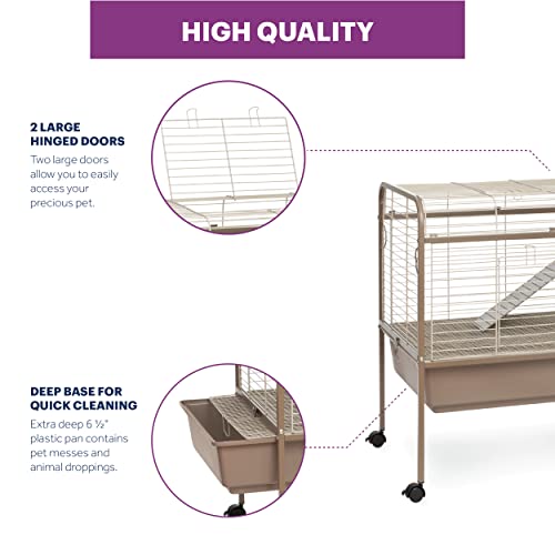 Image of Prevue Pet Products Small Animal Cage Indoor and Outdoor Use - Coco /White