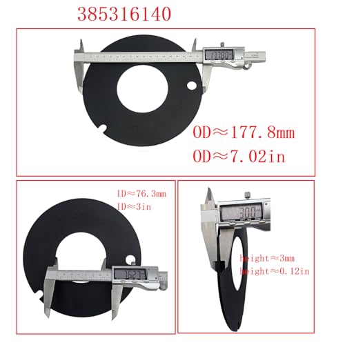Image of 2PCS RV Toilet Rubber Seals 385311462 385316140 For Dometic For Sealand For Mansfield For VacuFlush Camper Trailer RV Toilet 510 /506+, 510+ /1006, 1008 /EcoVac, 511H, 548+, 146-149