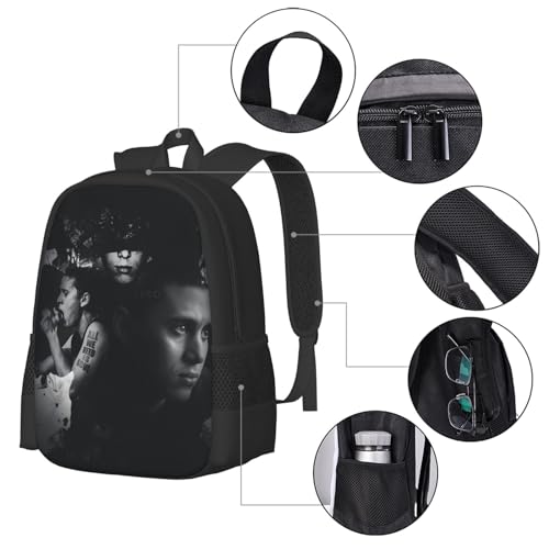 Canserbero Backpack,3d Print Laptop Backpack Lightweight Casual Daypack Bookbag 16.5 In4
