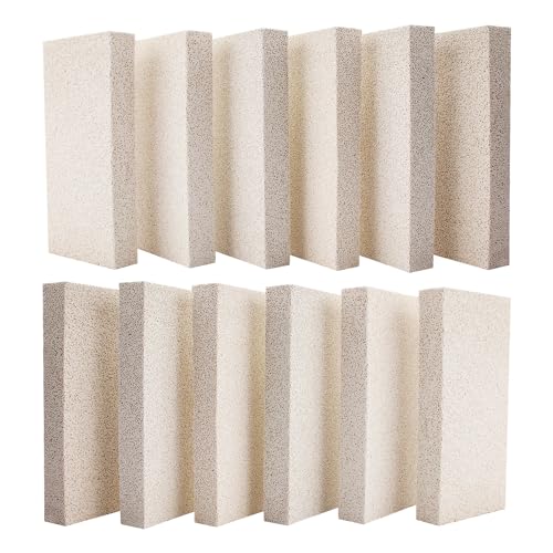 12 Pieces Insulating Fire Brick for Ovens, Kilns,...