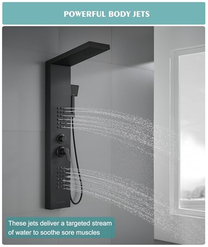 Luxury Bathroom Shower Panel Tower