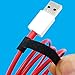 RIP-TIE Mini 1/4" x 3-1/2" Cable Tie Perfect for USB Cable, Earbud Cords, Cell Phone Cord 56 Pack Black