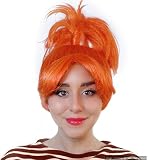 Anxiety Inside Out 2 Cosplay: The Ultimate DIY Costume Guide 4 Orange High Ponytail Wig