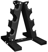 Fitness Republic Neoprene Dumbbells Weight Storage Rack - 2.0 MM Thick Steel Weight Organizer - I...