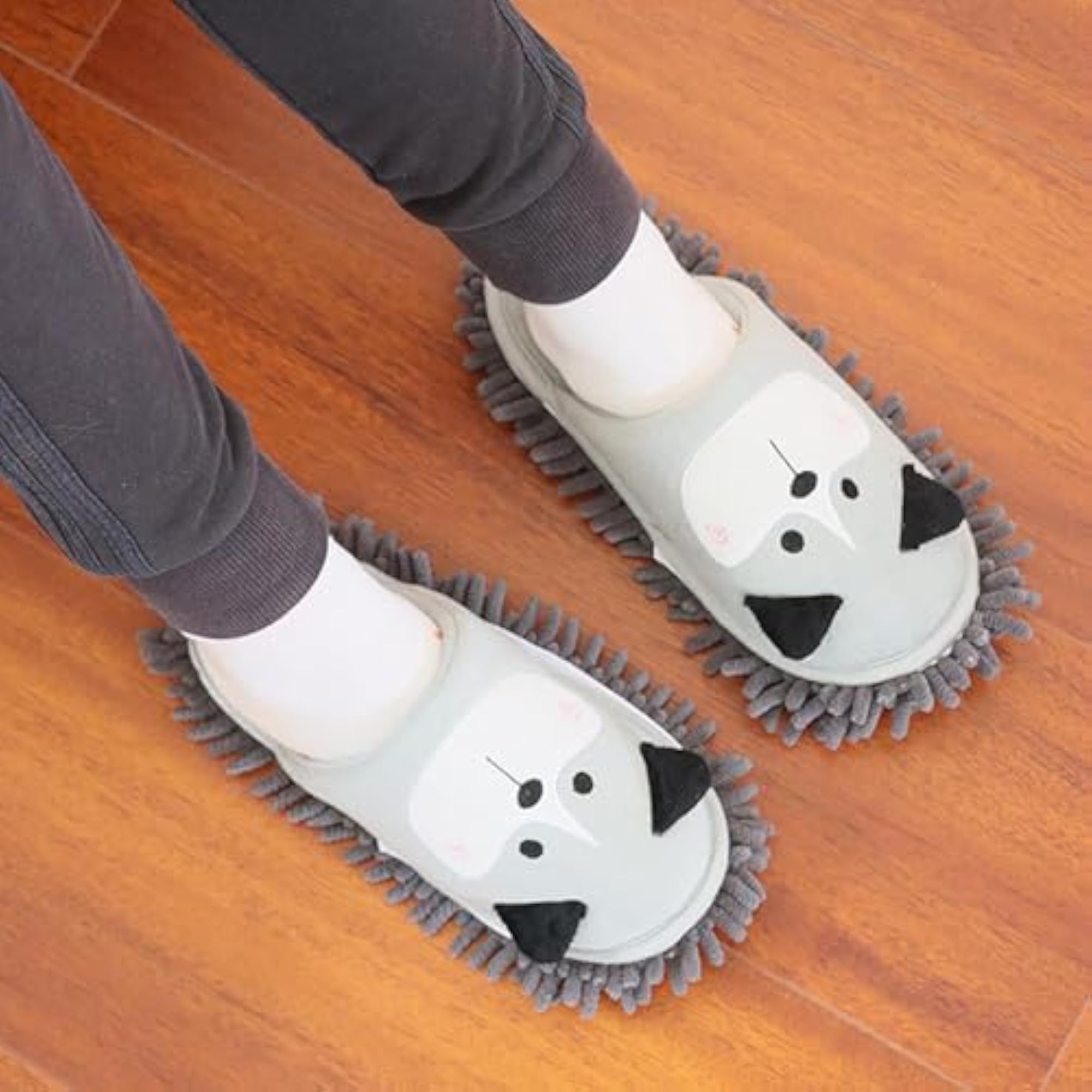 Comfortable Dust Mop Slippers for Kitchen, Women & Men