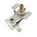 sourcing map Bimétal Réglable Température Chauffage Thermostat AC 250V 16A 70°C