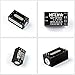 Hi-Link New HLK-PM01 AC-DC 220V to 5V Step-Down Power Supply Module Mini Size Intelligent Household Switch Step Down Power Supply Module (Black)