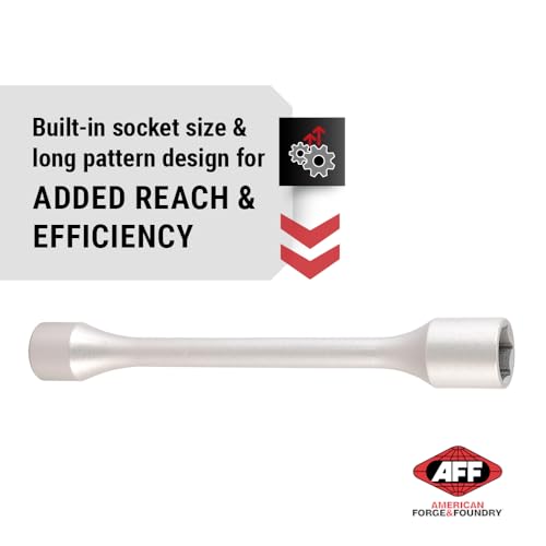 Image of AFF Torque Limited Socket, 1 /2 inch Drive, 21mm, 110 ft /lbs, Silver, 40223