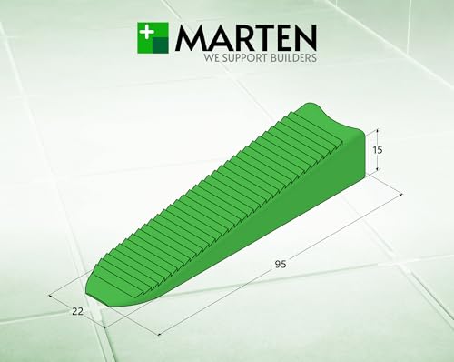 Marten Level UP | Fliesen-Nivelliersystem Set 1mm, 1,5mm, 2mm, 3mm | Perfekte Ergebnisse für Boden- und Wandbeläge | 5-15 mm Fliesenstärke (SET 150 + 50 + 1, 1,5 MM)