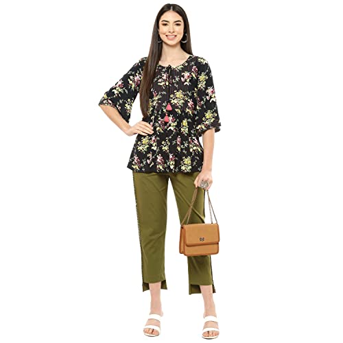 Image of Rangriti Women's Floral Regular Fit Shirt