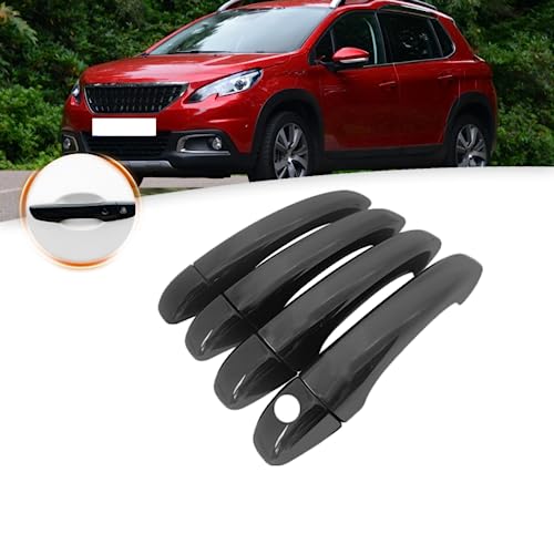 Accessoires de poignée chrome Peugeot 2008 finition luxe