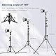Godox Light Stand 210CM/83.9 in ausziehbare Fotografie Licht Stand mit 1/4 & 3/8 Universal Schraube Reversible Portable Studio Lighting Stativ mit Tragetasche für Strobe Light Softbox