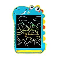 - LCD-Schreibtablett für Kinder, magischer Dinosaurier, Lernspielzeug und kreatives Spielzeug, Display 10 Zoll, Löschung mit 1 Klick, ideales Geschenk für Mädchen und Jungen (blau)