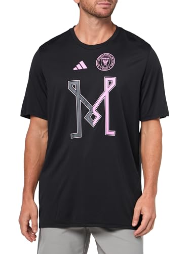 adidas Men's Inter Miami Cf Pre-Game Short Sleeve T-Shirt