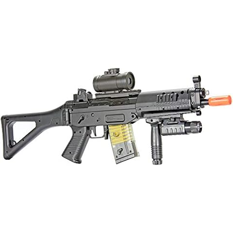 BBTac Airsoft Gun AEG Electric Gun Rifle Full Auto Package with Battery and Charger Cover