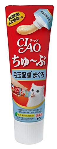 セット販売 CIAOちゅーる ちゅ～ぶ 毛玉配慮 まぐろ 80g×6本