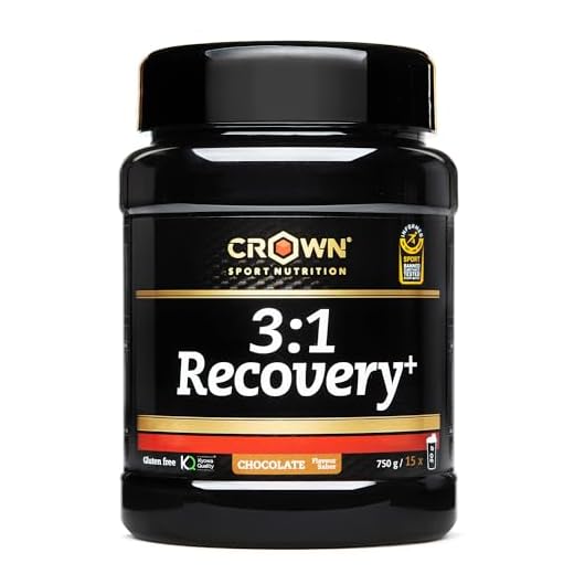 Crown Sport Nutrition 3:1 Recovery+, recuperador muscular con aislado de proteína Whey. Rápida asimilación y alto contenido en aminoácidos (Bote de 750g, Frutos Rojos)