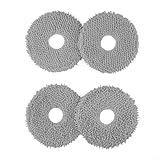 Bebykilemi Panno di ricambio per robot aspirapolvere e mocio Conga 13090 Spin Revol Home, kit di stracci in microfibra, robusto e facile da installare, confezione da 4 o 10 (4 pezzi)