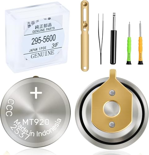 YUFEEI 295-5600 Watch Battery Compatible with Citizen Eco-Drive 295-5600/MT920 Fits C650 E810 E811 7821 B620 Sealed Capacitor Rechargeable Battery