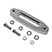 Extreme Max 5600.3096 MAGNA Polished Aluminum Universal ATV / UTV Hawse Fairlead for Synthetic Rope, SILVER