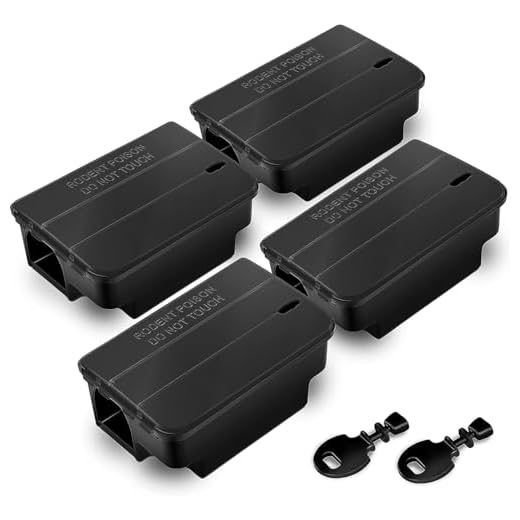 Effektive Ratten Köderbox für Innen und Außen