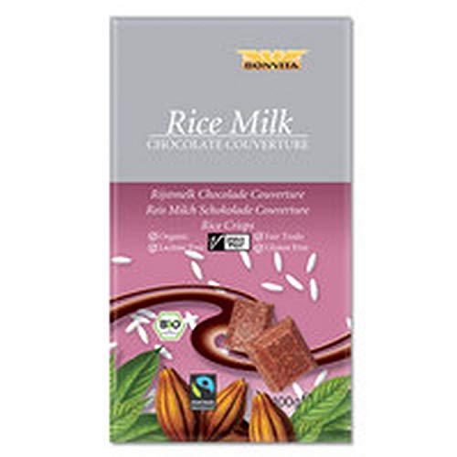 Chocolate con arroz crujiente sin lactosa (sin gluten) BIO 100 g - BONVITA