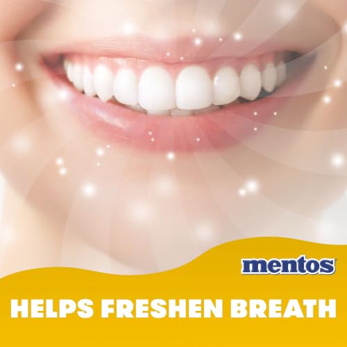 Image of Mentos Pure Fresh Sugar‑Free Chewing Gum with Xylitol, Tropical, Mini Nano Bottles, Miniature Pack Size, 10 Pieces (Pack of 10)