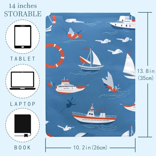Housse ordinateur portable 13,8 x 10,2 pouces doublure velours - 4