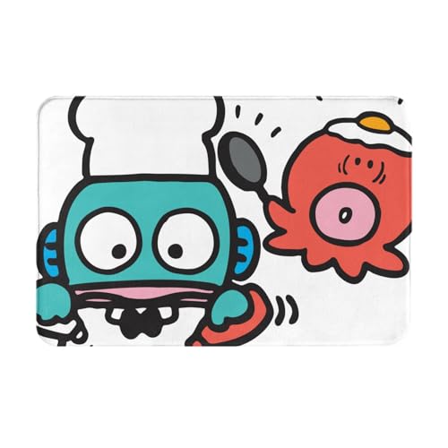 玄関マット ハンギョドン (2) トイレマット バスマット 吸水速乾 滑り止め 抗菌 防臭 丸洗い可能 おしゃれ ふわふわ 柔らかい 40×60cm