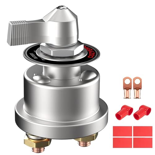 12-48V 200A Battery Disconnect Switch Kit for Vehicles