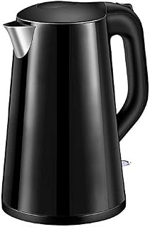 AWGPB Electric Kettle, 1.7l Double Wall Cool Touch Tea Kettle Cordless, 1500w Fast Boil Water Filter Kettle With Stainless Steel Interior, Auto Shut Off & Overheating Protection, Bpa Free, black